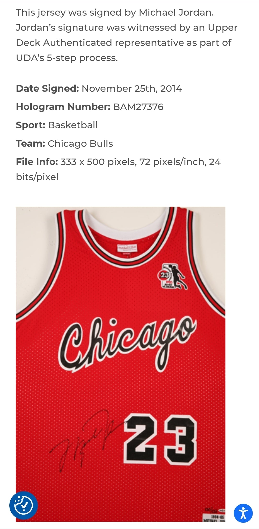 *NBA MICHAEL JORDAN CHICAGO BULLS SIGNED AUTOGRAPHED NBA ROOKIE OF THE YEAR LIMITED EDITION #120 OF #123 OFFICIAL R.O.Y. 1985 PATCH RED JERSEY: MASSIVE BIG BOLD SIGNATURE! MUST SEE! NEW W/ UPPERDECK HOLO & C.O.A. * #MICHAEL JORDAN/ROY85PATCH-JERSEY760