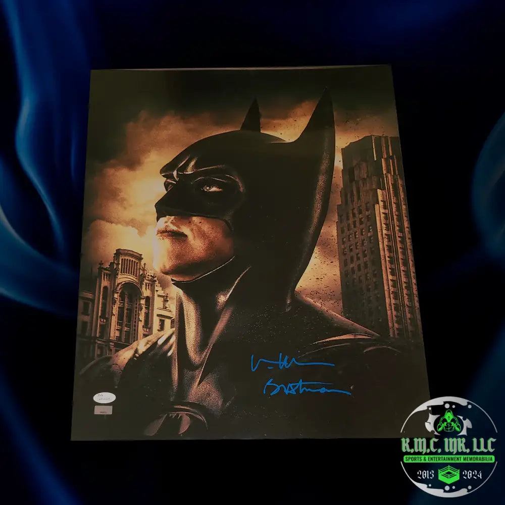 *Batman Forever Val Kilmer Signed Autographed & Inscribed ’Batman’ 16X20 Poster V5 W/ Jsa #Batman402