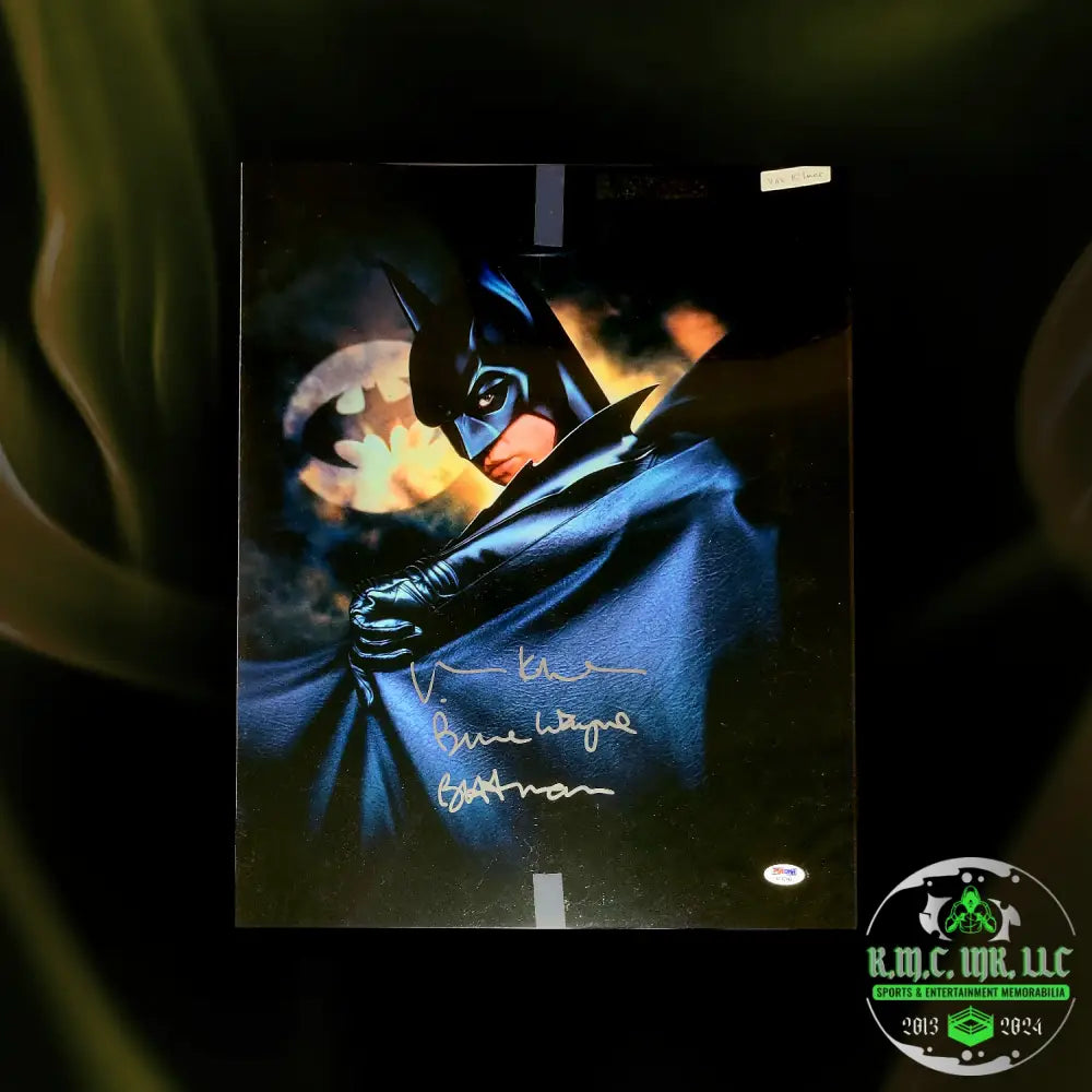 *Batman Forever Val Kilmer Signed Autographed & Inscribed ’Bruce Wayne’ ’Batman’ 16X20