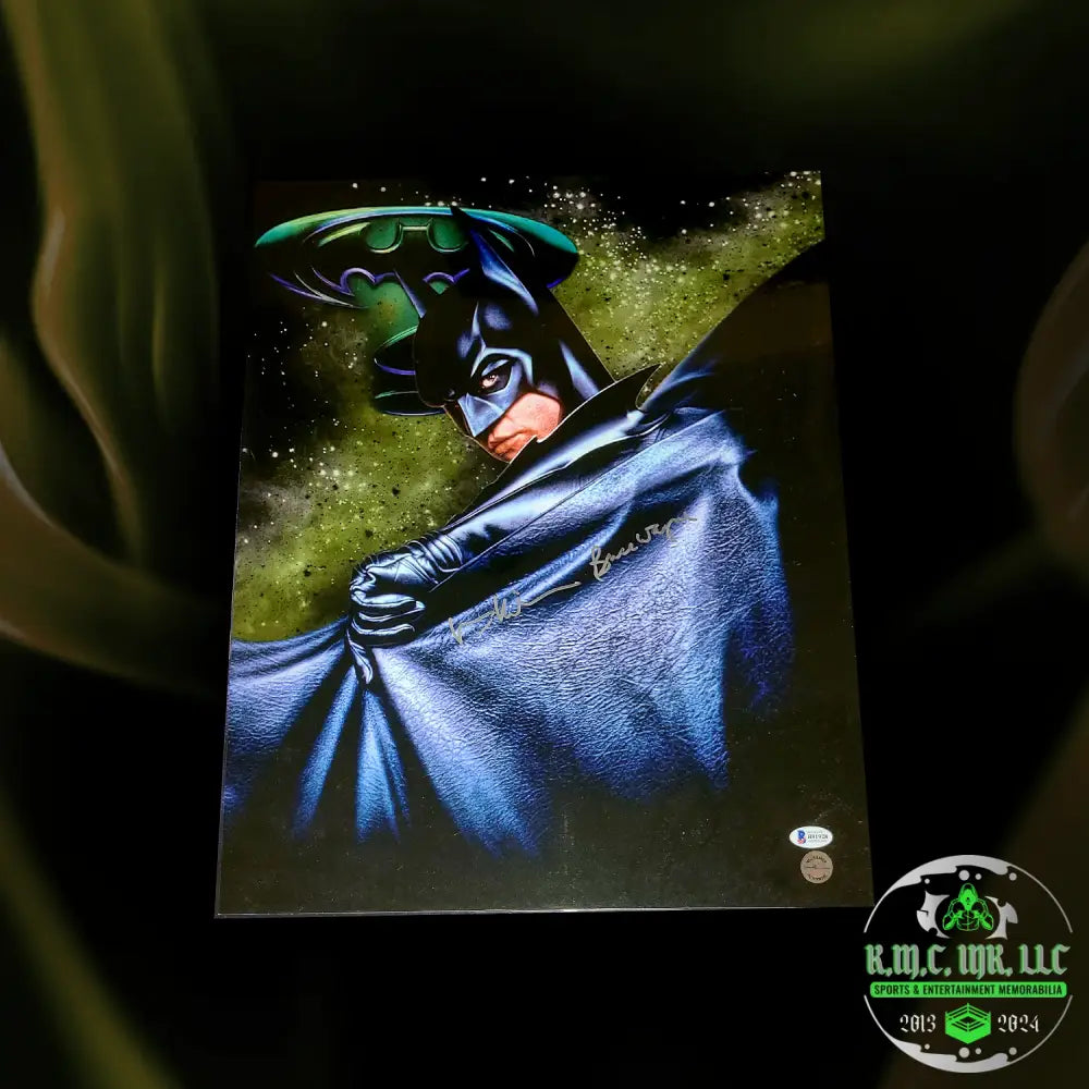 *Batman Forever Val Kilmer Signed Autographed & Inscribed ’Bruce Wayne’ 16X20 Poster V2 W/