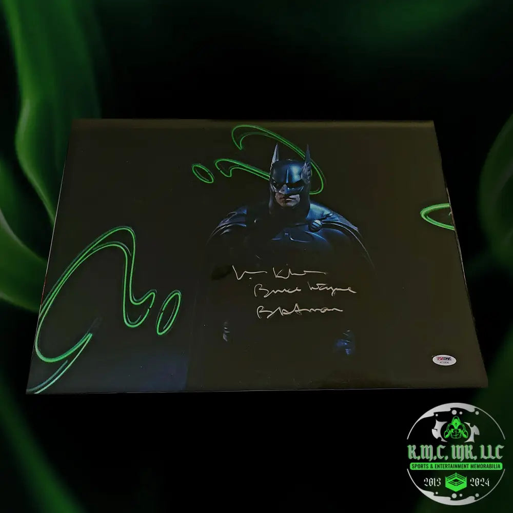 *Batman Forever Val Kilmer Signed Autographed & Inscribed ’Bruce Wayne’ ’Batman’ ?Riddler?