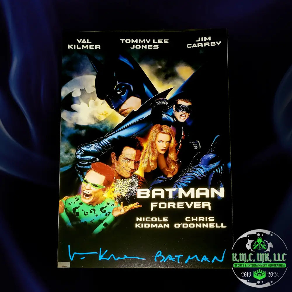 *Batman Forever Val Kilmer Signed Autographed & Inscribed ’Batman’ W/Proof Asi Holo*#Batman393A