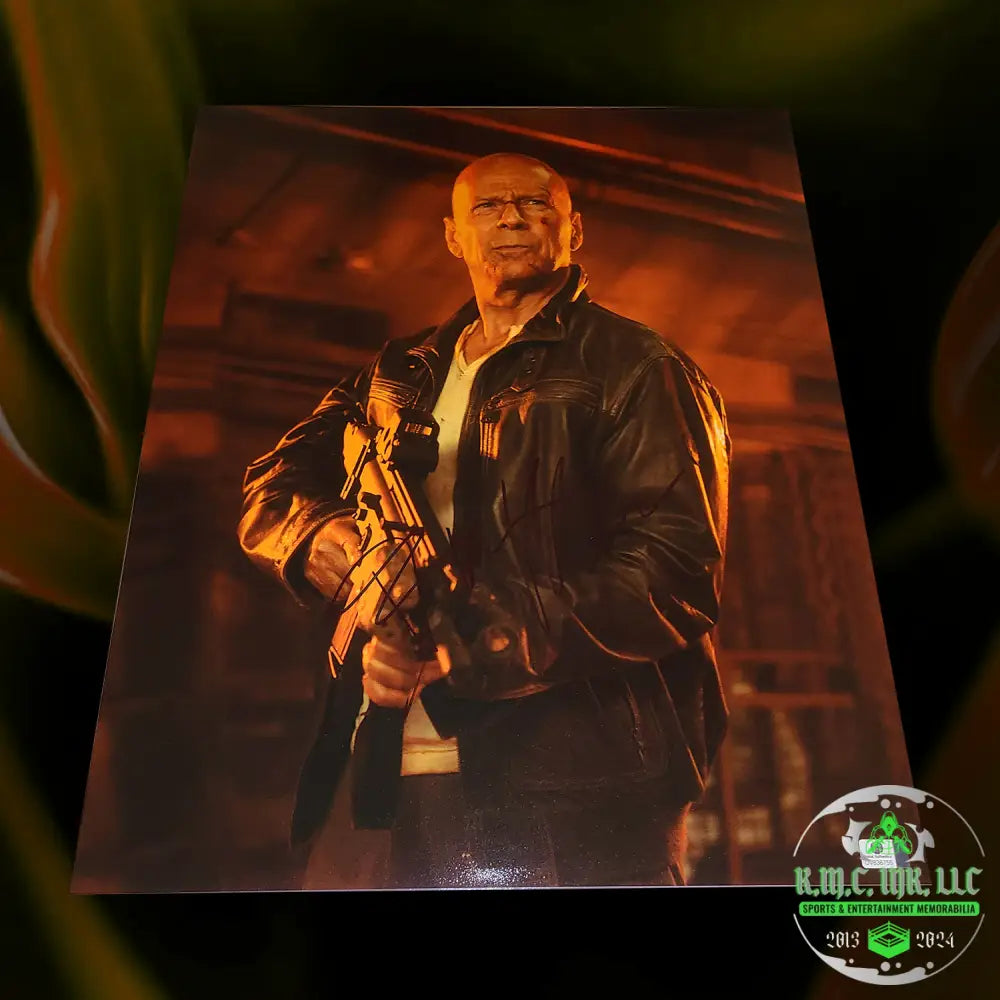 *Bruce Willis Die Hard Signed Autographed 16X20 Custom Action Poster W/Gv* #Brucewdh427