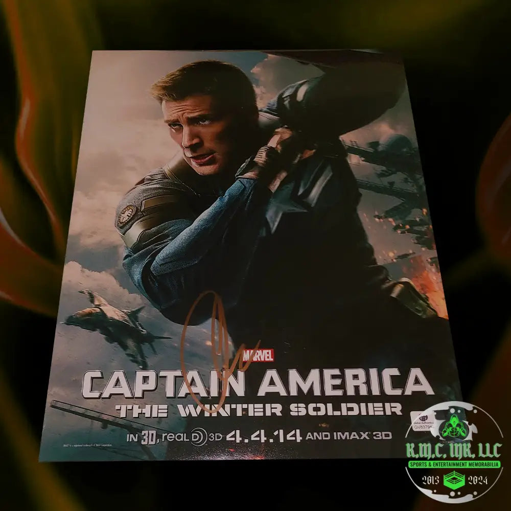 *Chris Evans Captain America Signed Autographed 11X14 The Winter Soldier Photo W/Gv* #Captaina412