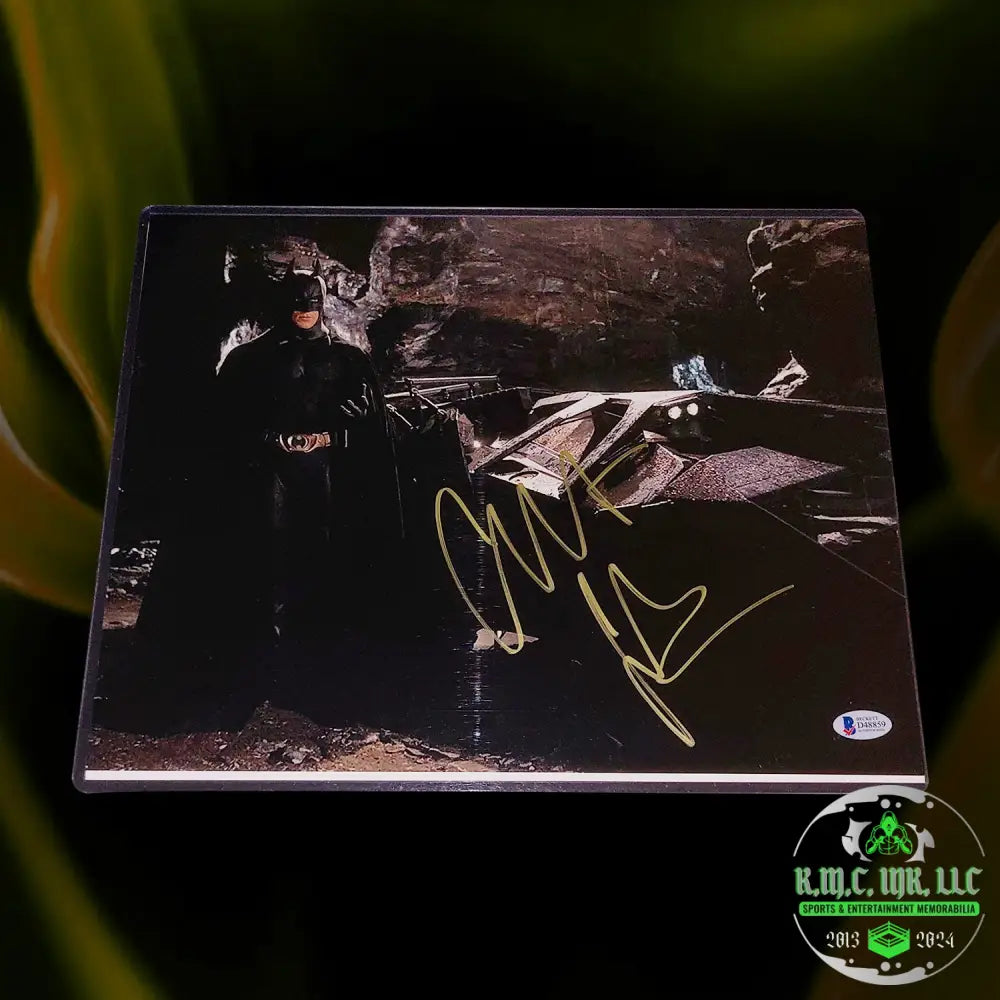 *Christian Bale The Dark Knight Signed Autographed 11X14 Batcave Photo W/Beckett Bas: #Dkbale232