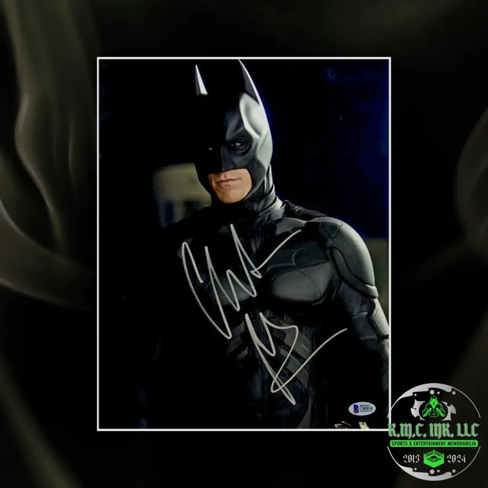 *Christian Bale The Dark Knight Signed Autographed 11X14 Batman Photo W/Beckett Bas: #Dkbale244