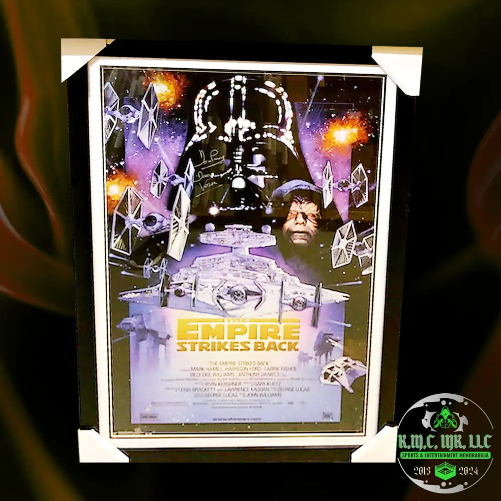 *David Prowse Darth Vader (Rip) Signed Autographed & Inscribed ’Darth Vader’ 22X34 Star Wars