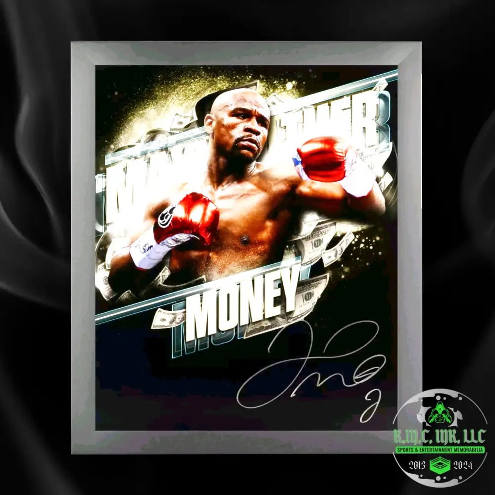 *Floyd *Money* Mayeather Tmt Signed Autographed 20X24 Collage Frame Fanatics Authentic: