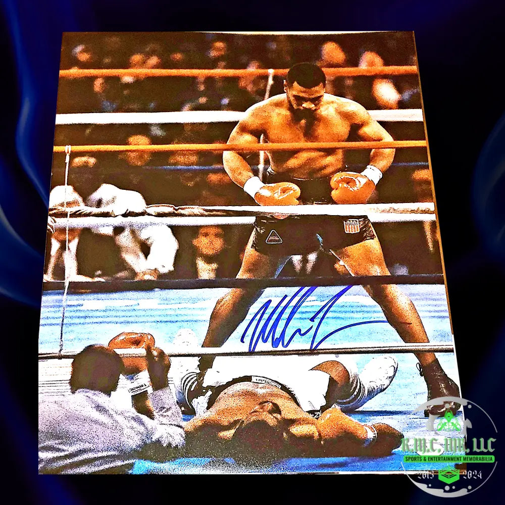*Iron Mike Tyson Signed Autographed 16X20 Knockout Baddestman On Planet K.o. Poster W/Jsa Cert*