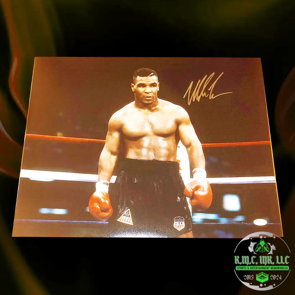 *Iron Mike Tyson Signed Autographed 16X20 Iron Poster W/Jsa Cert* #Ironmiketyson770