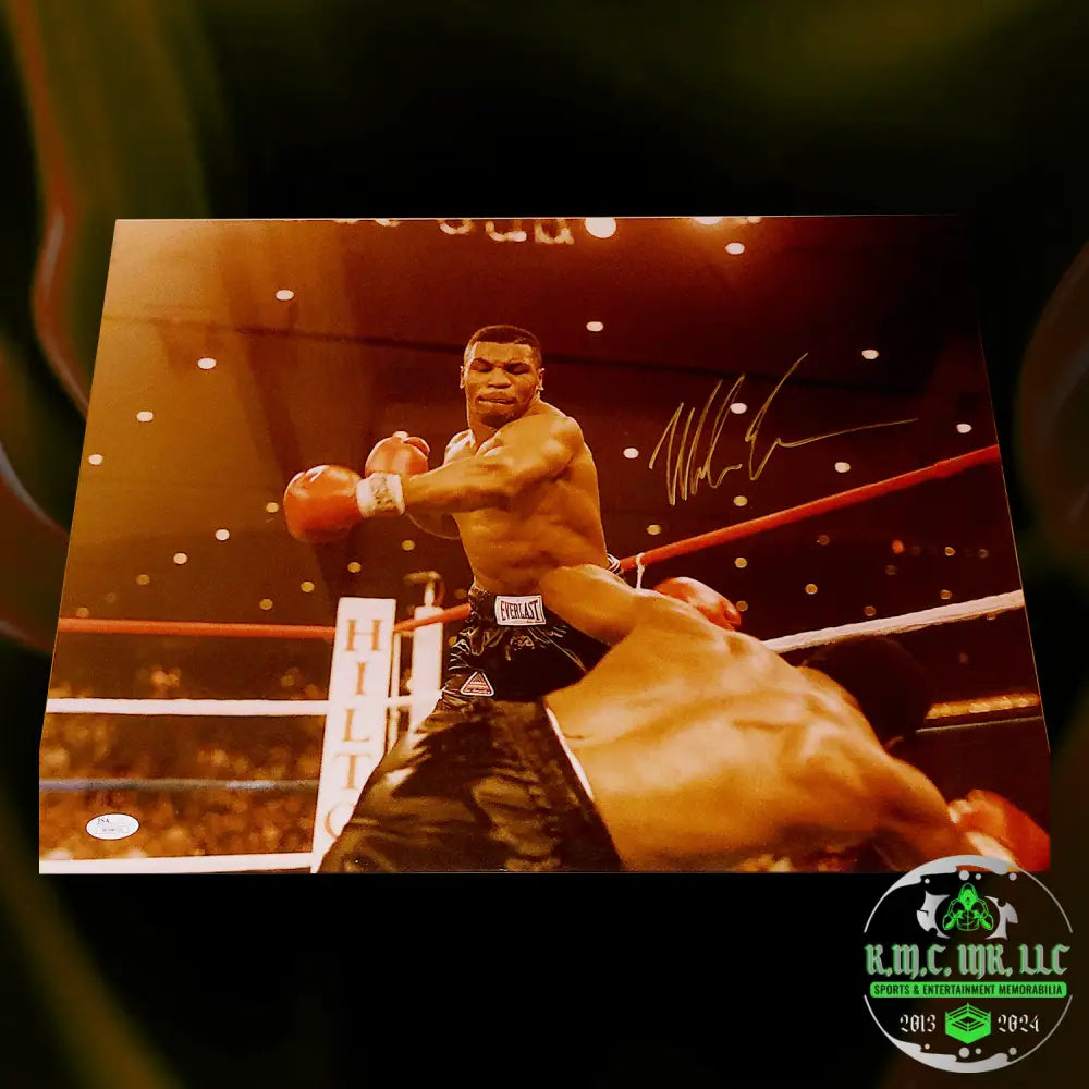 *Iron Mike Tyson Signed Autographed Baddest Man Knockout 16X20 Poster W/Jsa Cert* #Ironmiketyson780