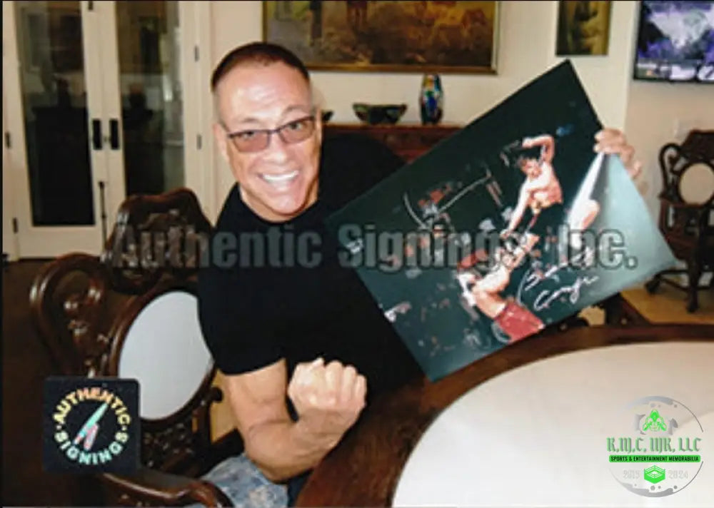 *Jean Claude Van Damme Jcvd Signed Autographed 11X14 Bloodsport V3 Photo W/Proof Asi Holo* #Jcvd381