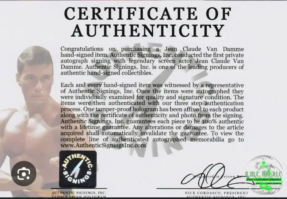 *Jean Claude Van Damme Jcvd Signed Autographed 11X14 Bloodsport Photo W/Proof Asi Holo* #Jcvd369