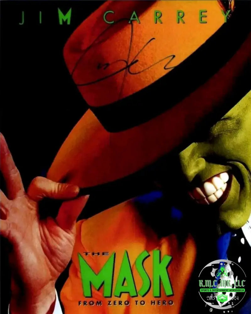 *JIM CARREY SIGNED AUTOGRAPHED 11X14 THE MASK PHOTO V2 W/ONSITE PHOTO PROOF & JSA: VERY RARE!* #CARREY412A