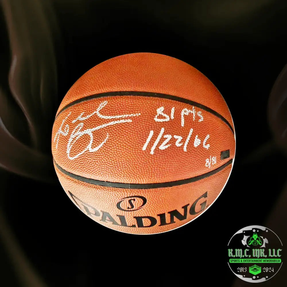 *Nba Kobe Bryant L.a. Lakers Signed Autographed & Inscribed *81 Pts* *1/22/06* Limited Edition