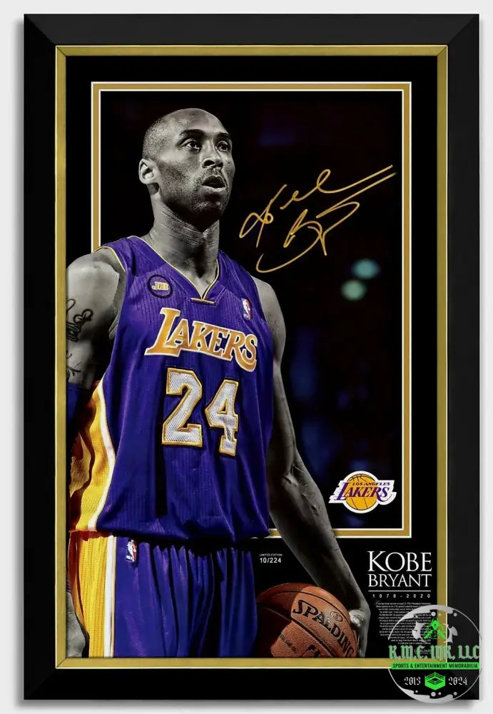 NBAサインkobe bryant AUTO証明書 写真有 LCG Las mejores ofertas en