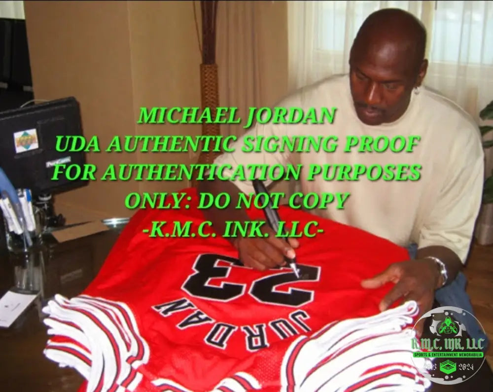 *Nba Michael Jordan Chicago Bulls Signed Autographed & Inscribed *2009 Hof* Limited Edition #9 Of