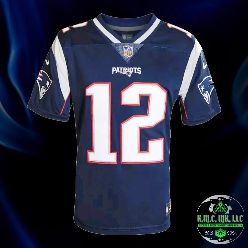 *Nfl Tom Brady G.o.a.t. Limited Edition Signed Autographed New England Patriots Embroidered Full