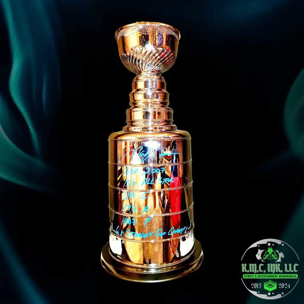 *Nhl Mark Messier #11 Signed Autographed & Inscribedx6 F/S Stanely Cup: Beautiful Signature