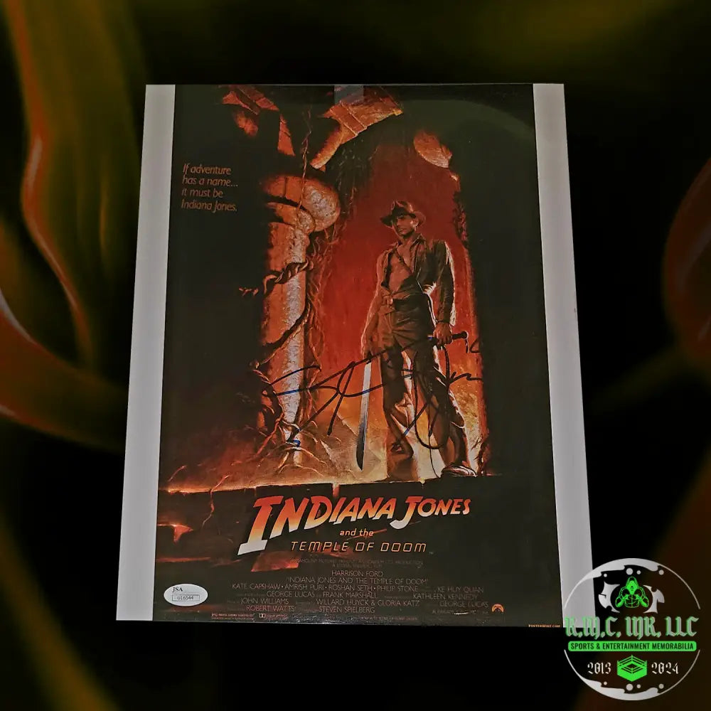 *Steven Spielberg Signed Autographed Indiana Jones Temple Of Doom 11X14 Photo W/Jsa Rare*