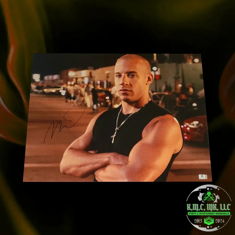 *Vin Diesel Signed Autographed 16X20 The Fast & Furious V1 Photo W/Gv* #Vdiesel424