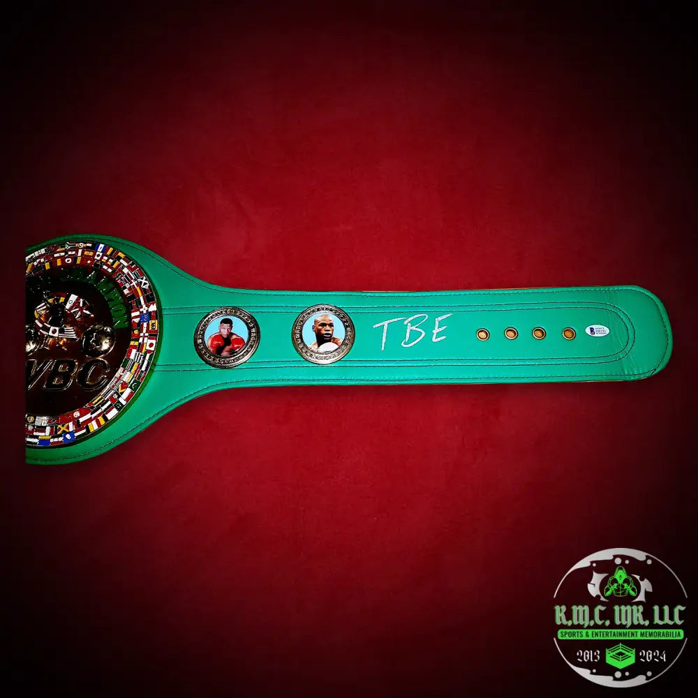*Wbc Floyd Mayweather Signed Autographed Inscribed ’Tbe’ Wbc World Championship Boxing Title W/