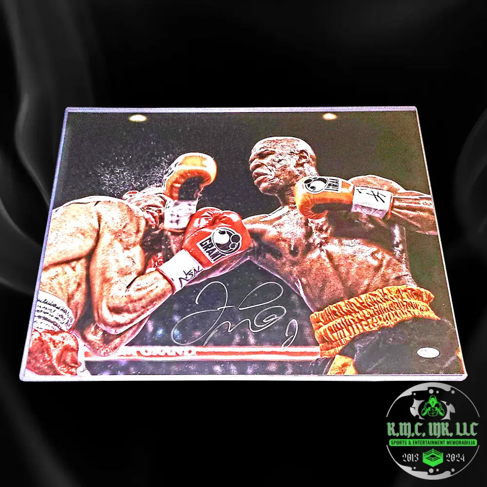 *Wbc Floyd Money Mayweather Signed Autographed 16X20 Metallic Collage Tbe Tmt W/ Jsa Cert*
