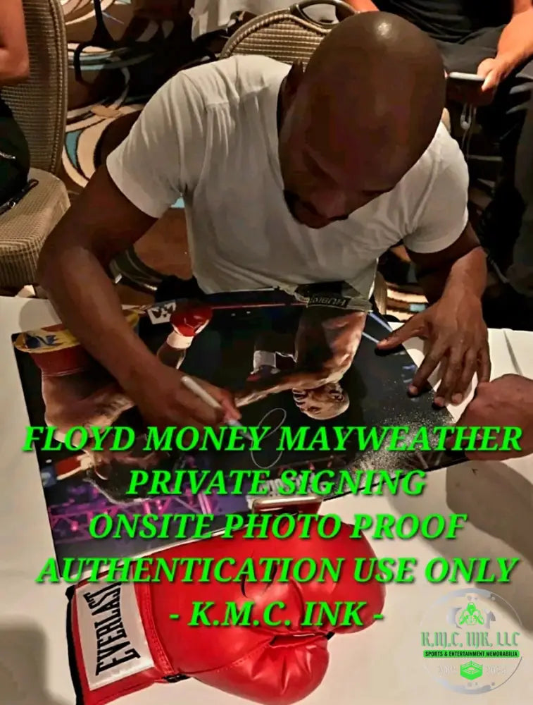 *Wbc Floyd Money Mayweather Signed Autographed 16X20 Poster Vs Manny Pacman W/Onsite Proof &