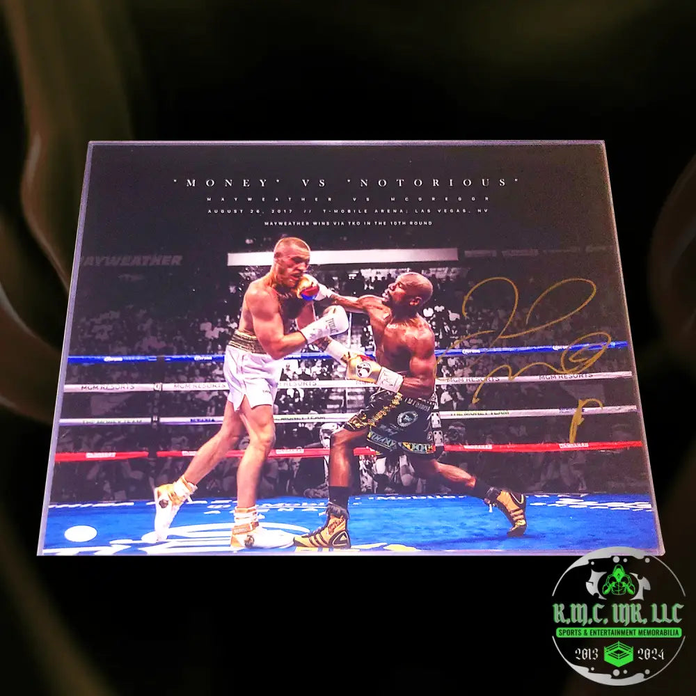 *Wbc Floyd Money Mayweather Signed Autographed 16X20 Vs *Notorious* Conor Mcgregor W/Jsa Cert*