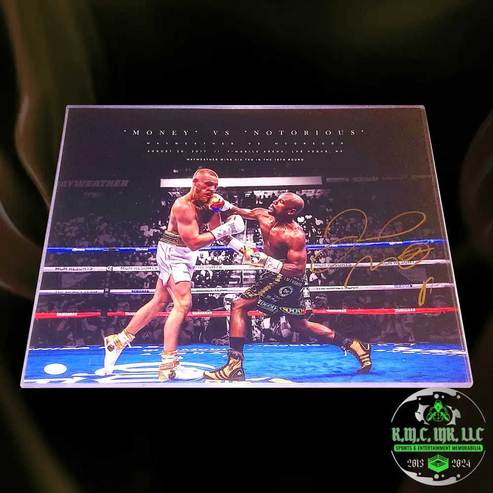 *Wbc Floyd Money Mayweather Signed Autographed 16X20 Vs *Notorious* Conor Mcgregor W/Jsa Cert*