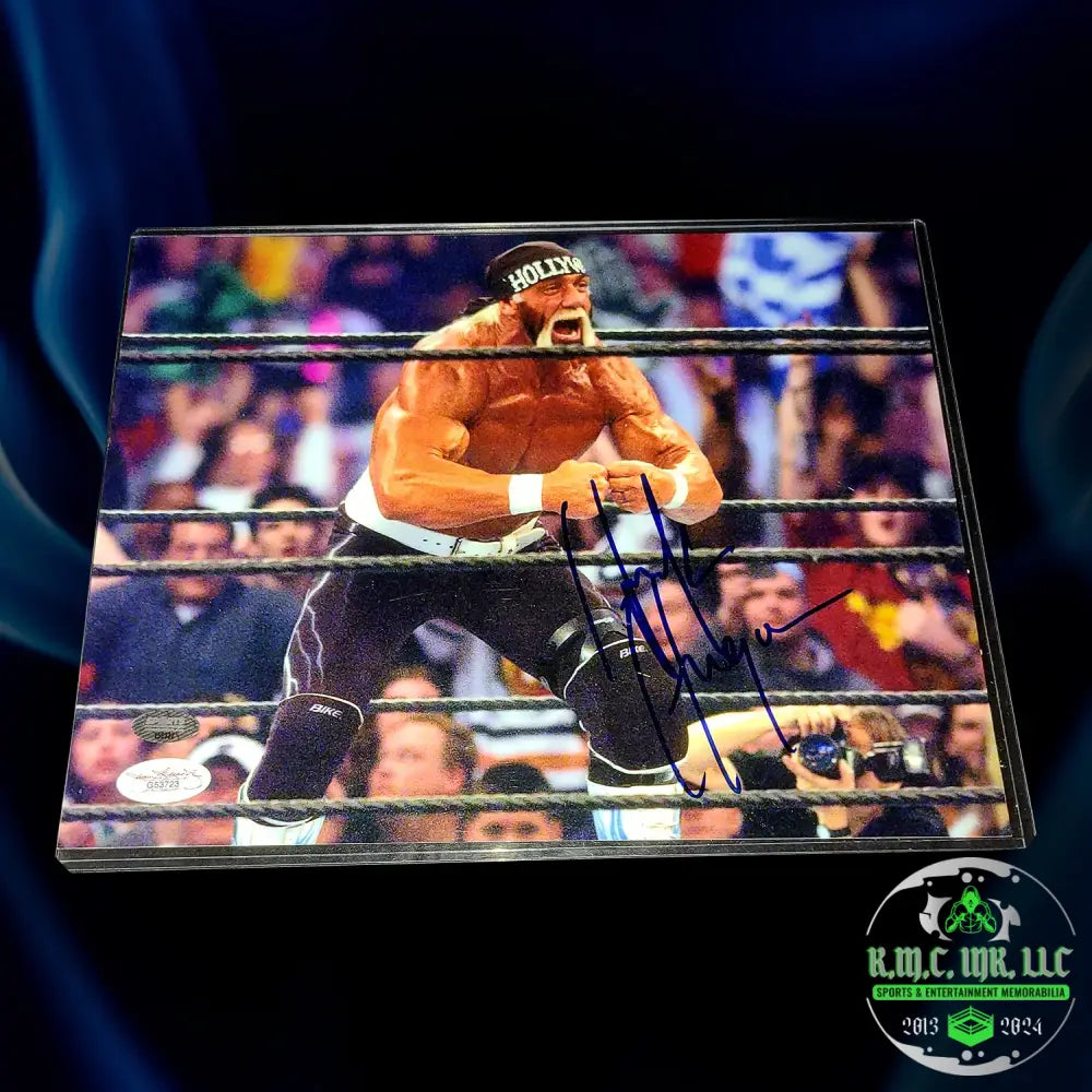 *Wcw/Wwe Hollywood Hulk Hogan Signed Nwo Pose 8X10 Photo W/Jsa* #Hogan57