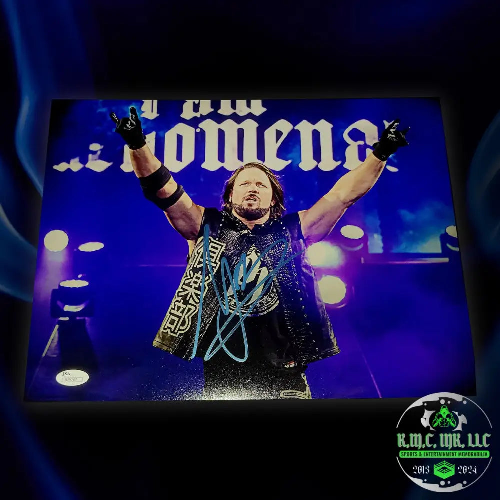 *Wwe Aj Styles The Phenominal One Signed Autographed 11X14 Photo1 W/ Jsa* #Styles308