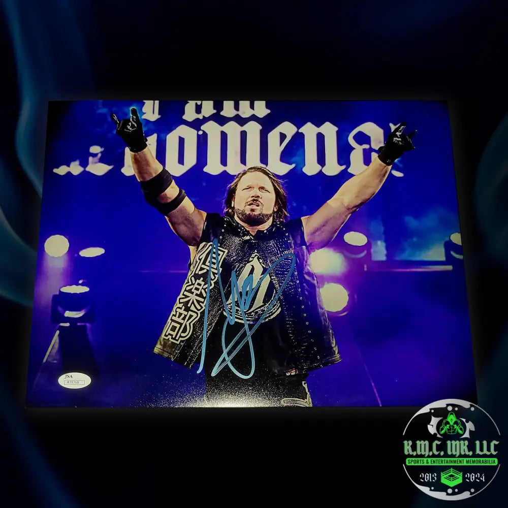 *Wwe Aj Styles The Phenominal One Signed Autographed 11X14 Photo2 W/ Jsa* #Styles309
