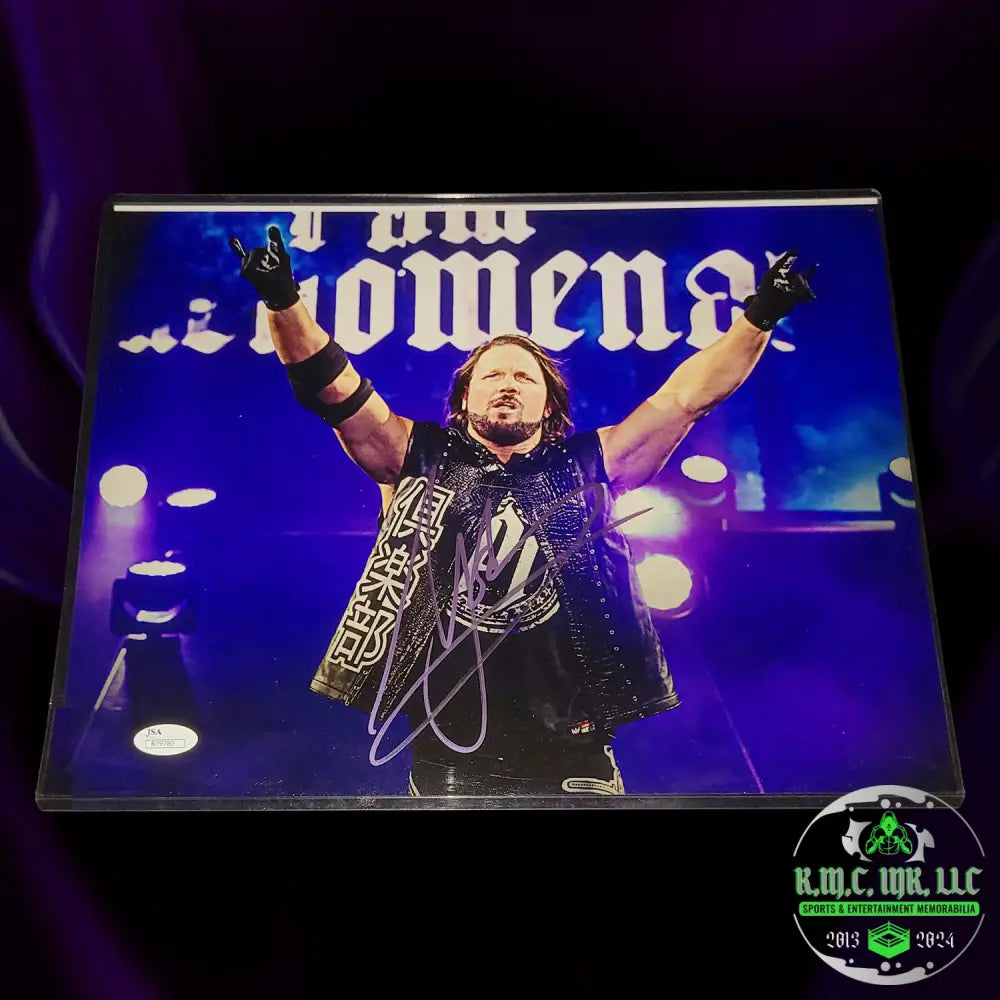 *Wwe Aj Styles The Phenominal One Signed Autographed 11X14 Photo3 W/ Jsa* #Styles310