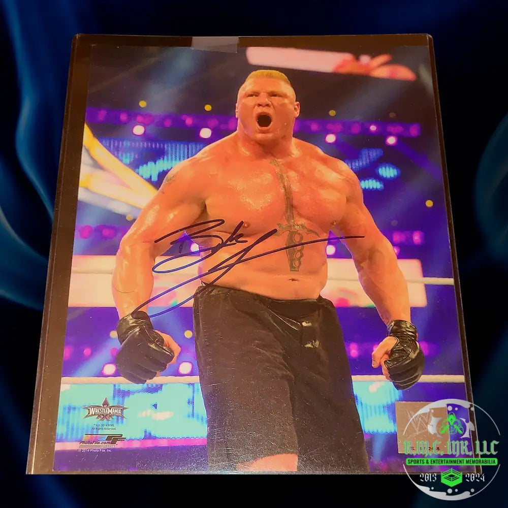 *Wwe Brock Lesnar Signed Autographed 8X10 Photofile* #Brock100