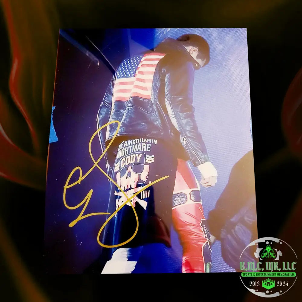 *Wwe Cody Rhodes American Nightmare Signed Autographed 8X10 Njpw Bulletclub Photo*