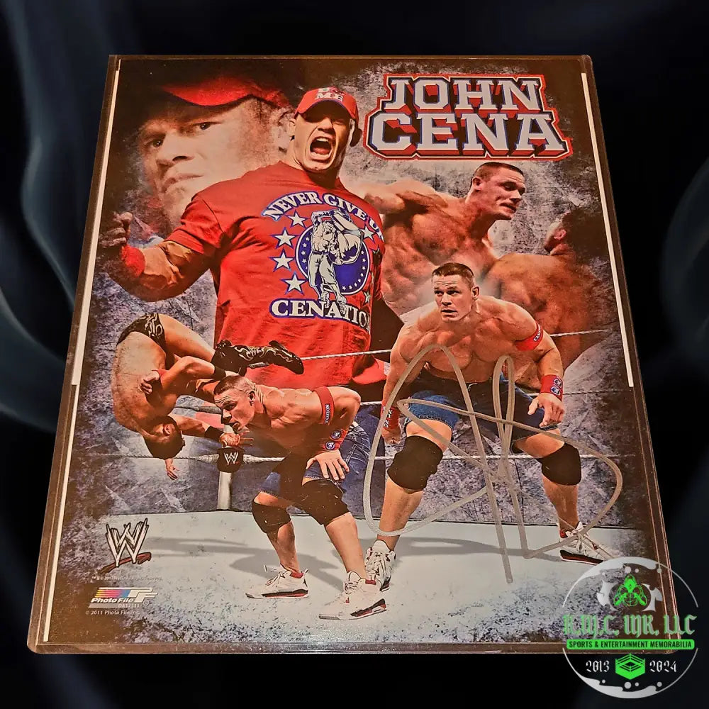 *Wwe John Cena Signed Autograph Never Give Up 8X10 Photofile* #Cena143