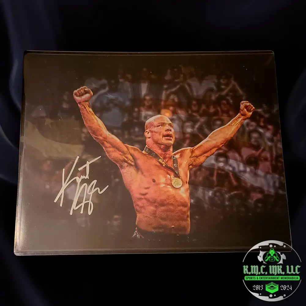 *Wwe Kurt Angle Olympic Hero Hof Signed Autographed 11X14 Photo3* #Kurt337