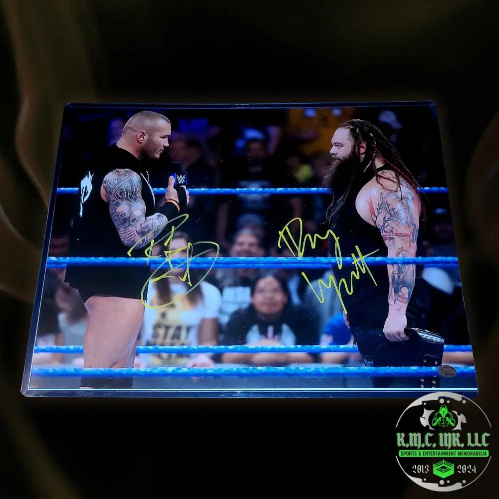 *Wwe Randy Orton Rko & Bray Wyatt Rip Dual Signed Autographed 11X14 Photo Rare* #Rkowyatt271