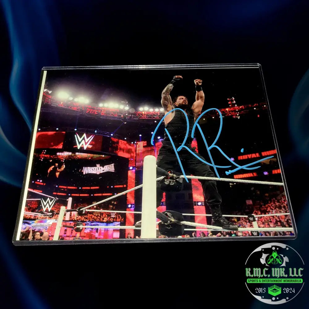 *Wwe Roman Reigns Otc Signed Autographed 8X10 Shield Photofile* #Reigns165