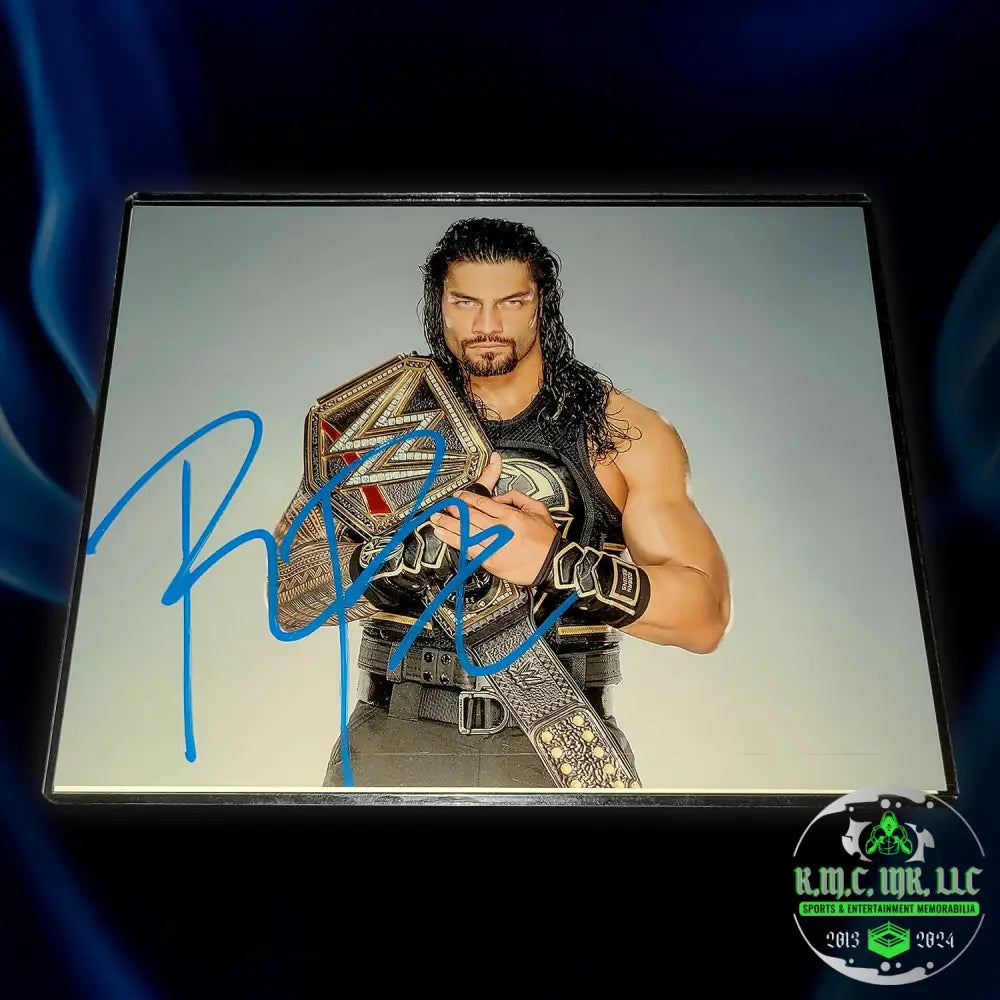 *Wwe Roman Reigns Otc Signed Autographed 8X10 Shield Photofile* #Reigns166