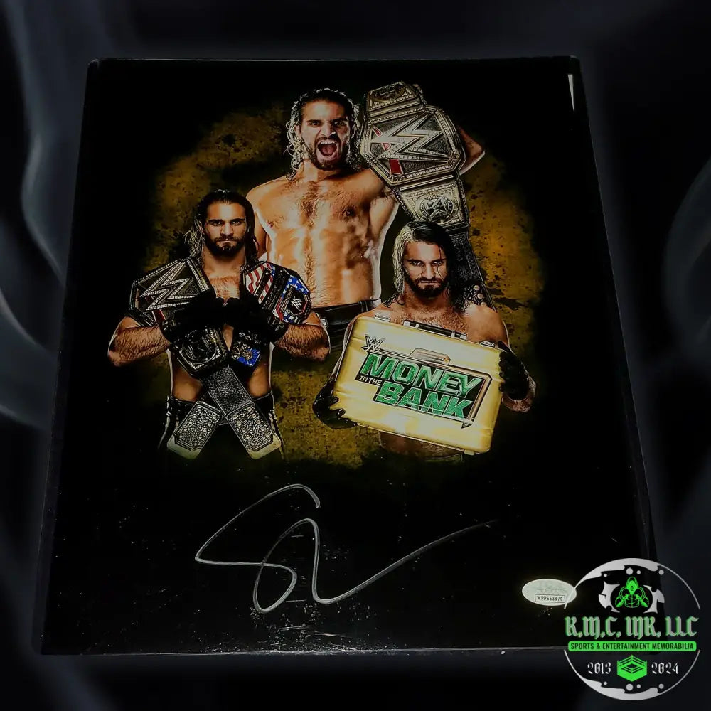 *Wwe Seth Rollins Signed Autographed Custom 11X14 Collage W/Jsa* #Rollins206