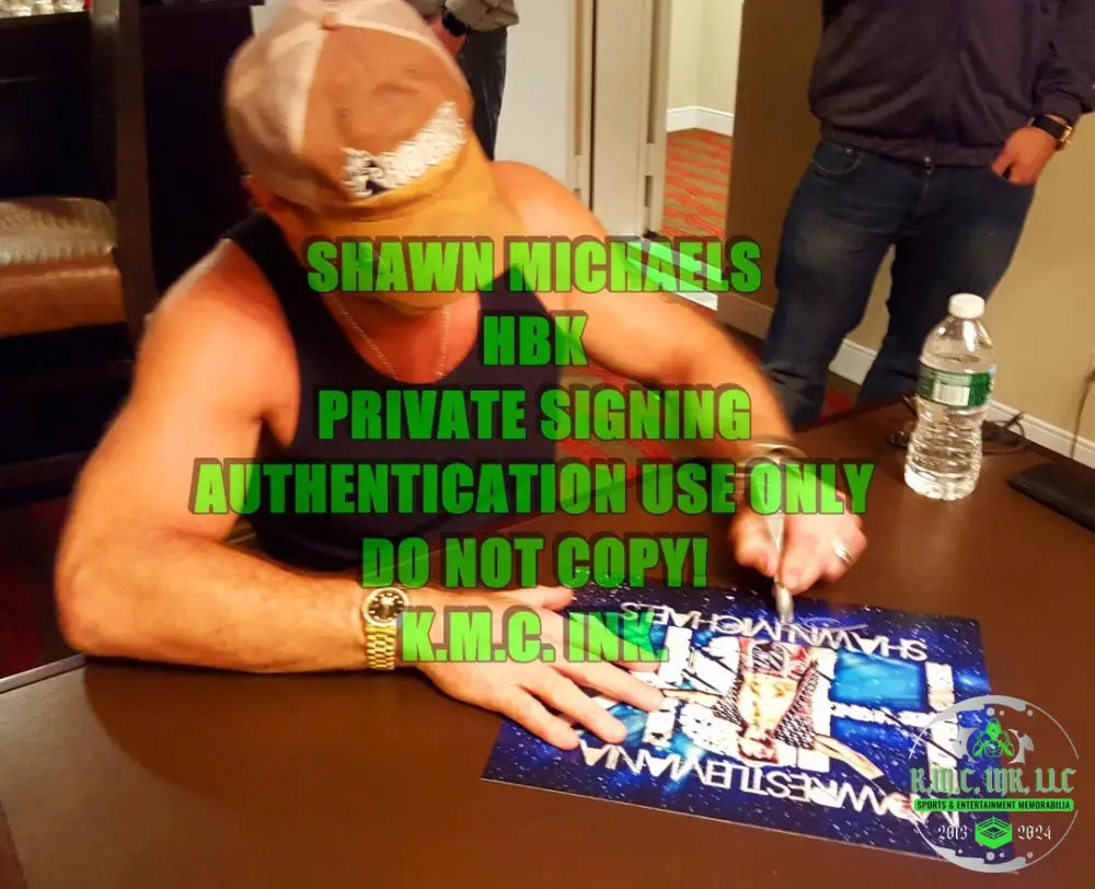 *Wwe Shawn Michaels Hbk Signed Autographed Custom 11X14 Photo Collage W/ Exact Onsite Proof!*