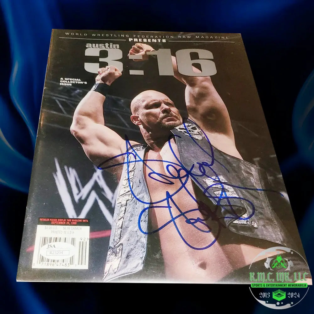 *Wwe Stone Cold Steve Austin Signed & Autographed 3:16 Special Edition Magazine W/Jsa* #Scsaustin316