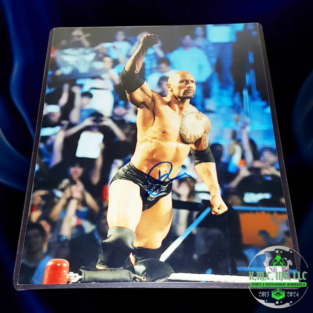 *Wwe The Rock Dwayne Johnson Signed Autographed 11X14 Bring It Photo W/Gv* #Rockdj467