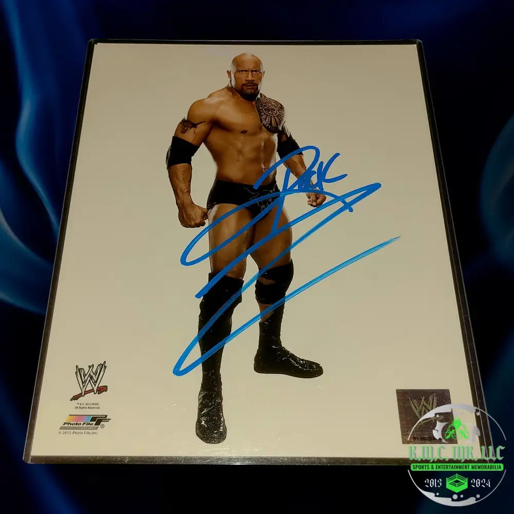 *Wwe The Rock Signed Autographed Original 8X10 Photofile* #Rock18