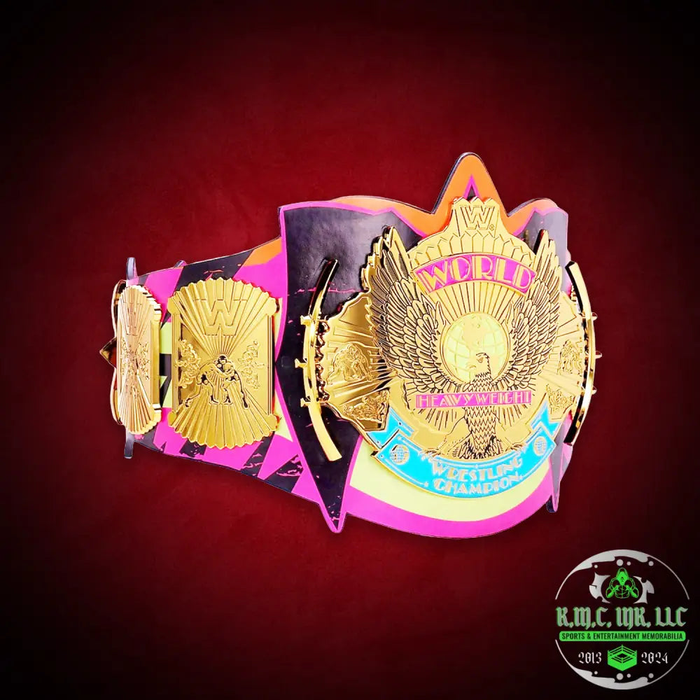 *Wwe The Ultimate Warrior Rip Signature Series Championship Title Belt: Feel Power #Warriorsig826