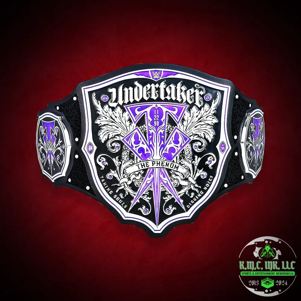 *Wwe The Undertaker Signature Legacy Series Custom Crafted Limited Edition/500 Championship Title