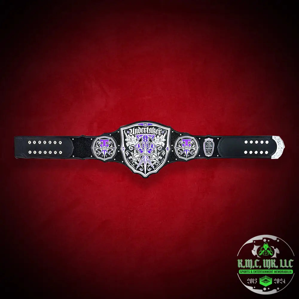 *Wwe The Undertaker Signature Legacy Series Custom Crafted Limited Edition/500 Championship Title
