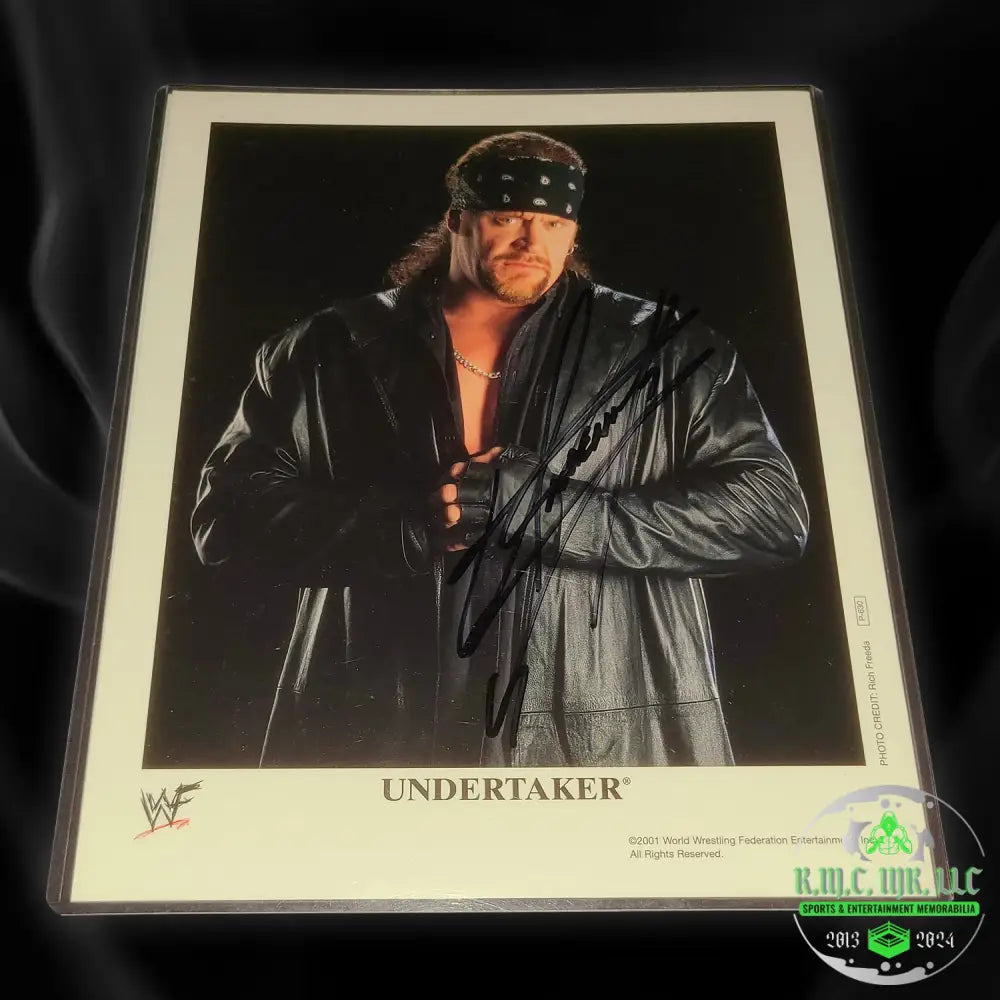 *Wwe The Undertaker Signed Autographed 8X10 American Badass Original Promo Photo2 Rare* #Taker63